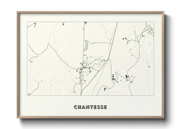 Une affiche de carte sur Chantesse
