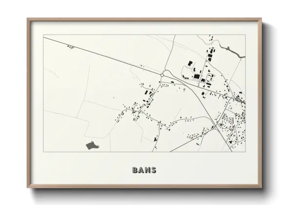 Une affiche de carte sur Bans