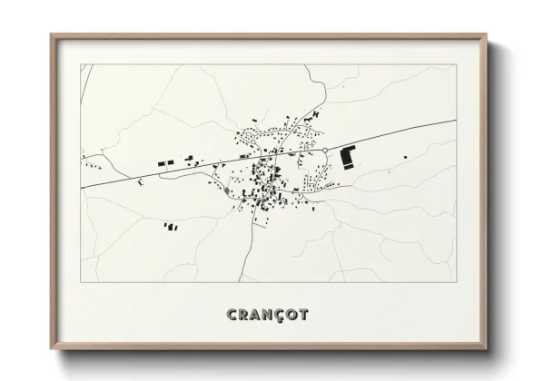 Une affiche de carte sur Crançot