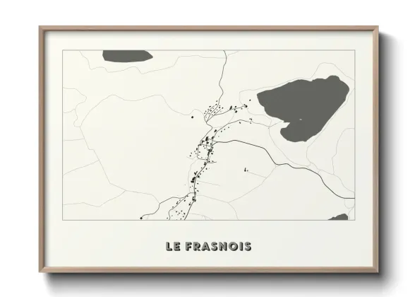 Une affiche de carte sur Le Frasnois
