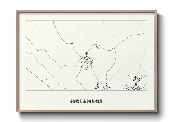 Une affiche de carte sur Molamboz