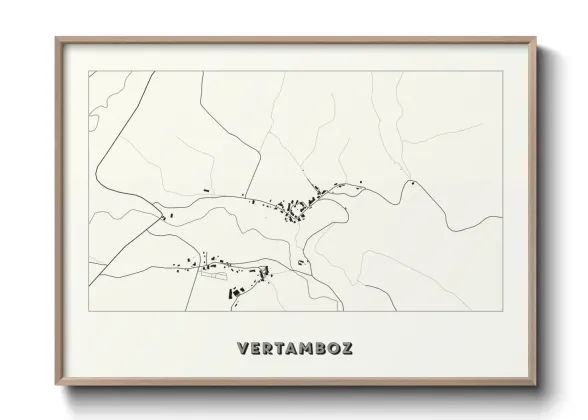 Une affiche de carte sur Vertamboz