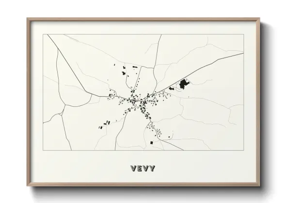 Une affiche de carte sur Vevy