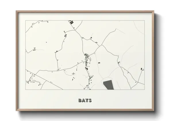Une affiche de carte sur Bats