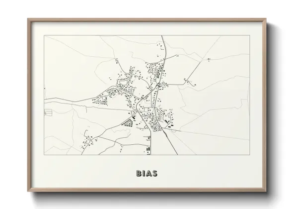 Une affiche de carte sur Bias