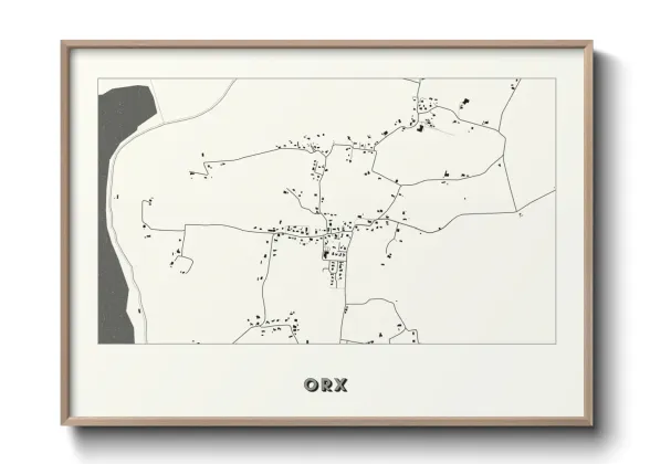 Une affiche de carte sur Orx