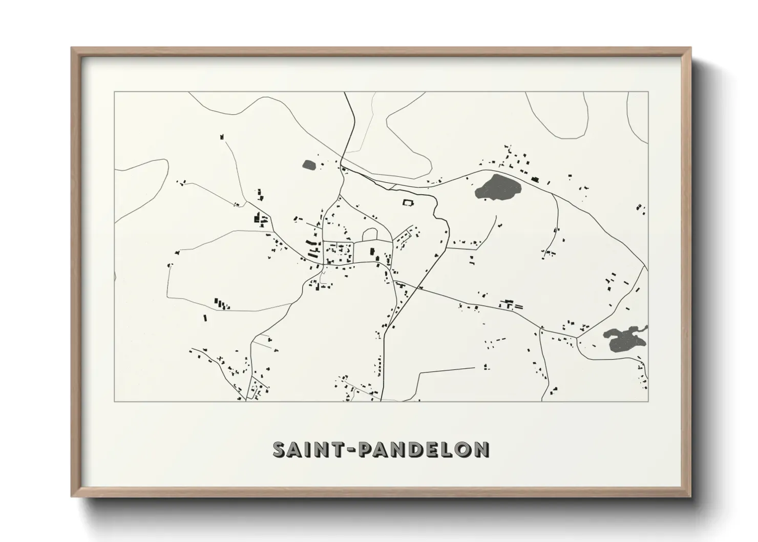 Un poster carteSaint-Pandelon