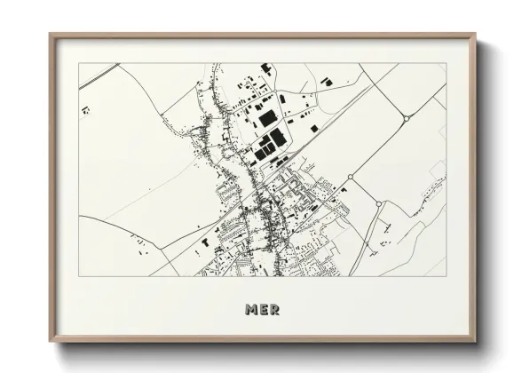 Une affiche de carte sur Mer