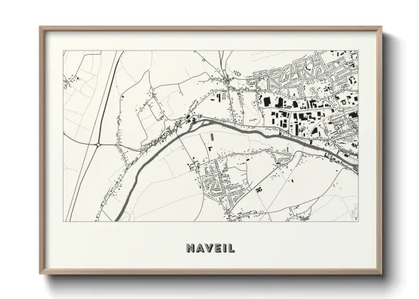 Une affiche de carte sur Naveil