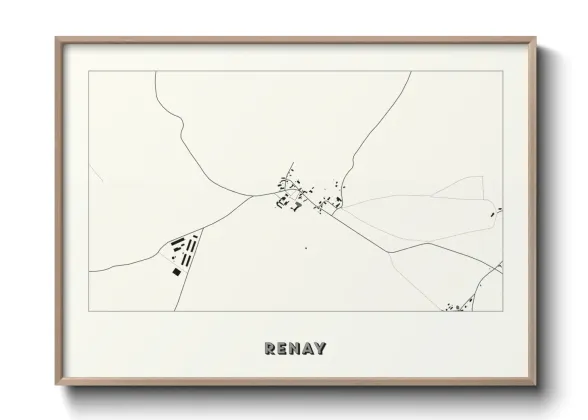 Une affiche de carte sur Renay