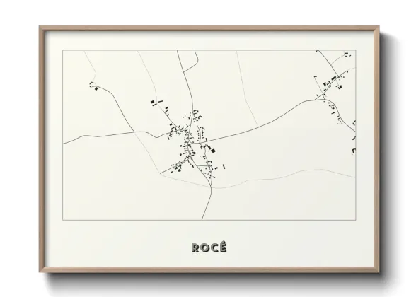 Une affiche de carte sur Rocé