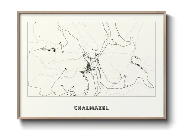 Une affiche de carte sur Chalmazel