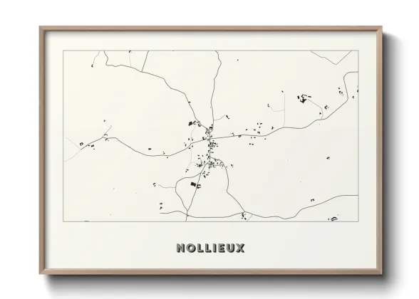Une affiche de carte sur Nollieux