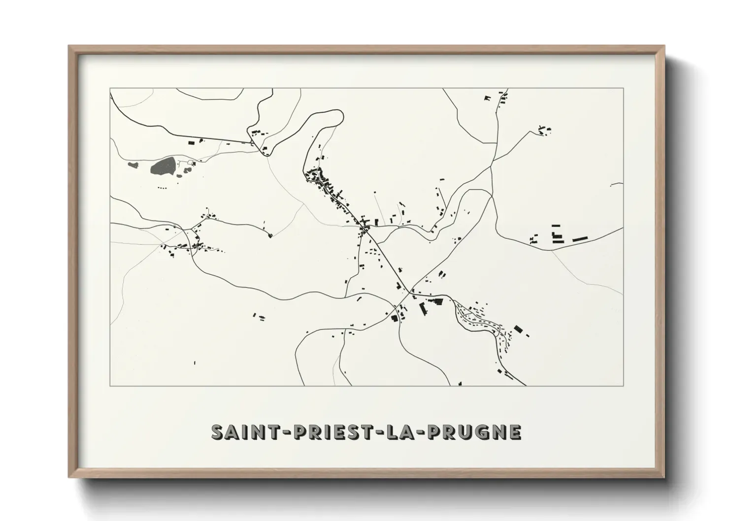Un poster carteSaint-Priest-la-Prugne