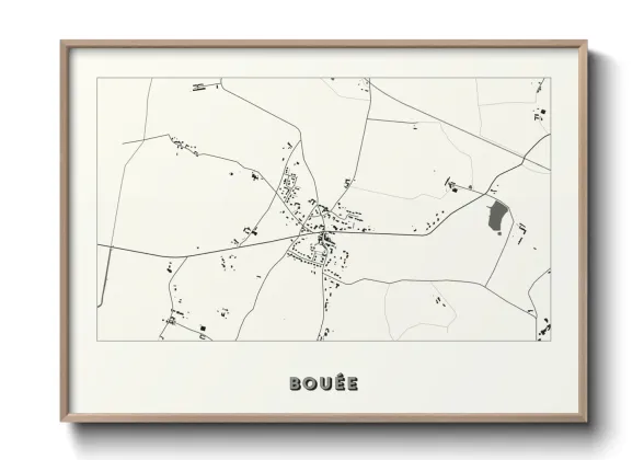 Une affiche de carte sur Bouée