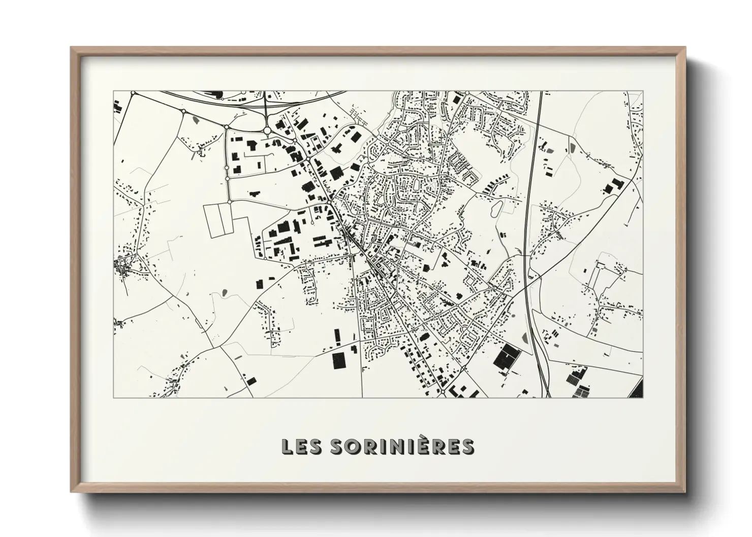 Un poster carteLes Sorinières