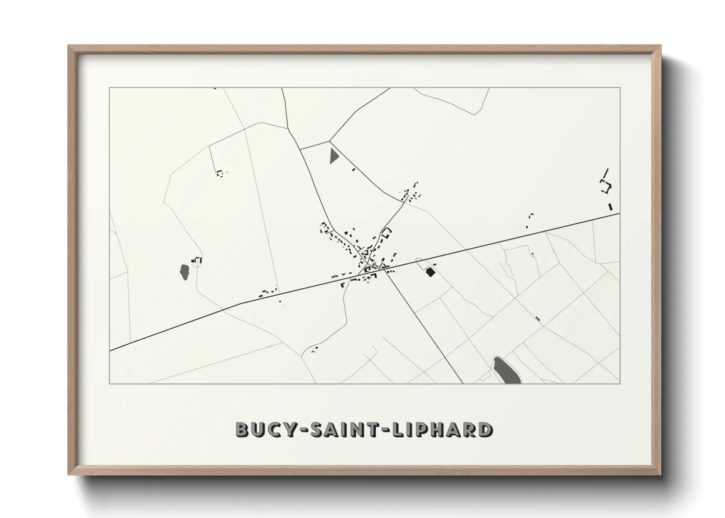 Un poster carteBucy-Saint-Liphard