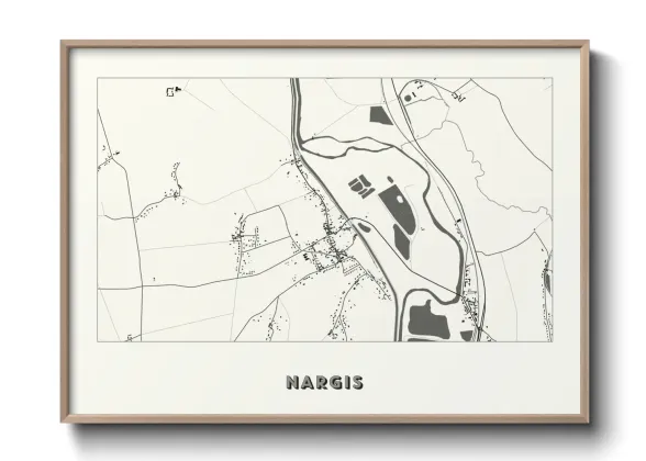 Une affiche de carte sur Nargis