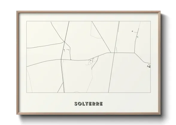 Une affiche de carte sur Solterre