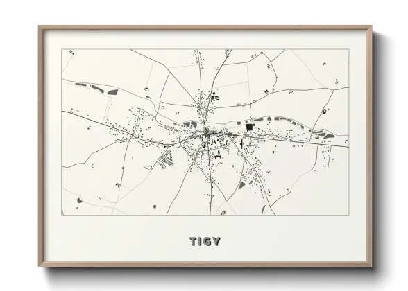 Une affiche de carte sur Tigy