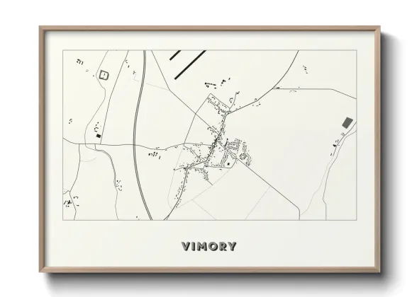 Une affiche de carte sur Vimory