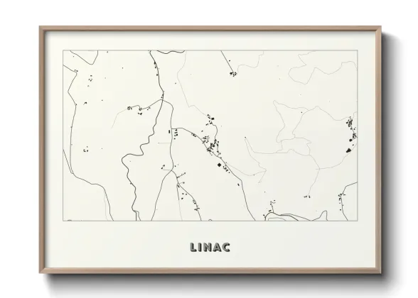 Une affiche de carte sur Linac