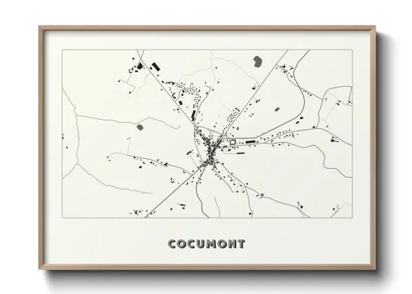 Une affiche de carte sur Cocumont