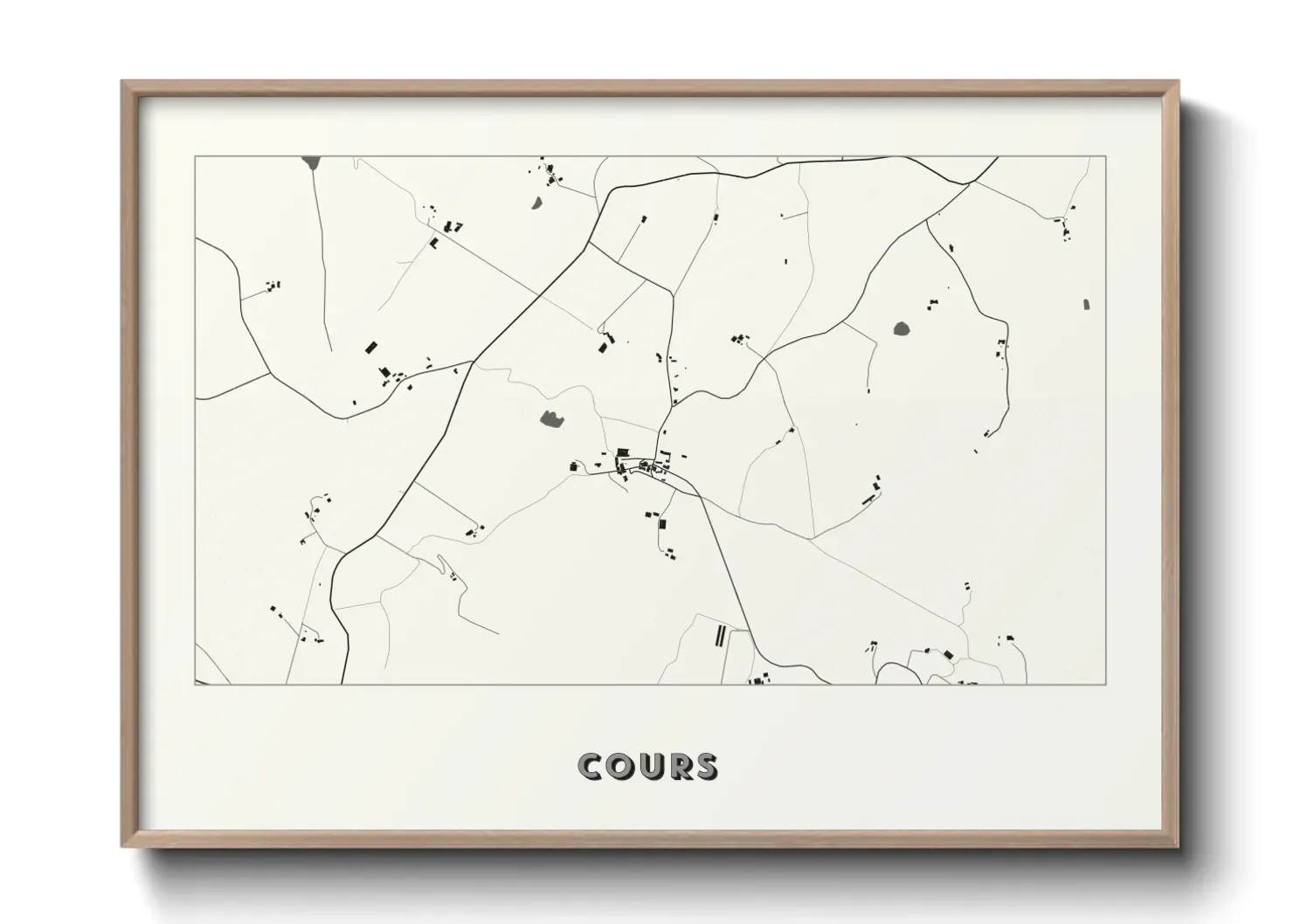 Un poster carteCours