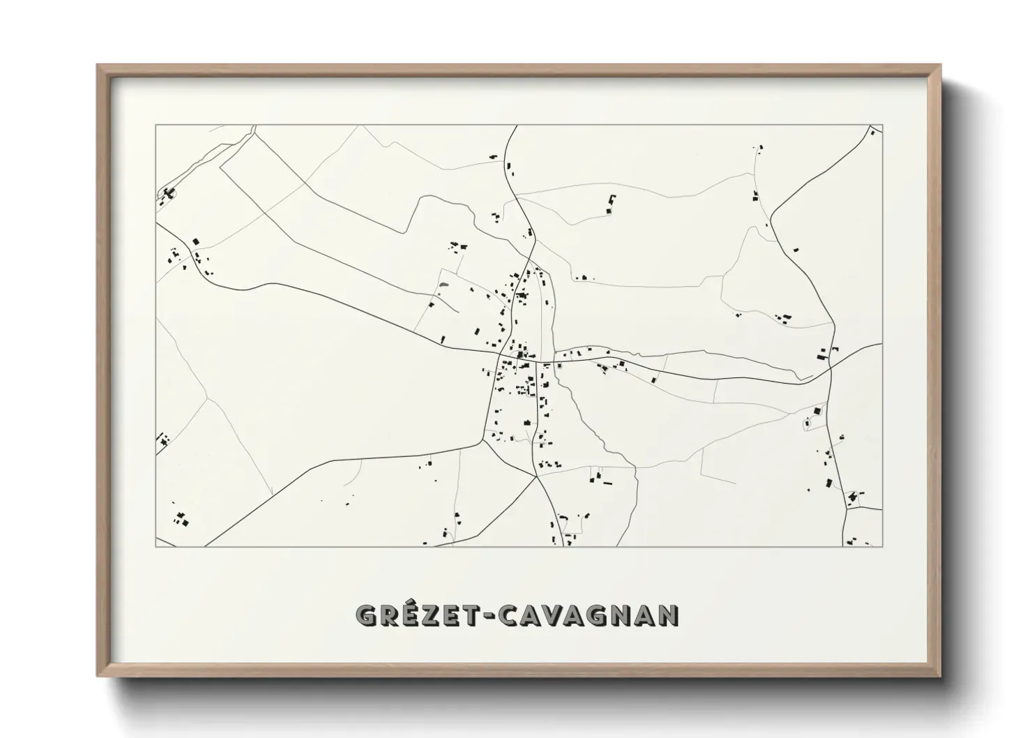 Un poster carteGrézet-Cavagnan