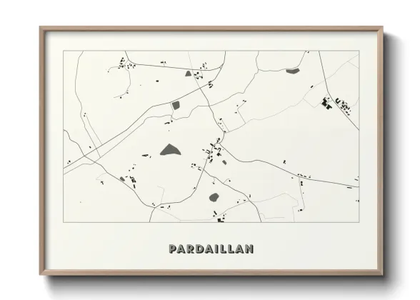 Une affiche de carte sur Pardaillan