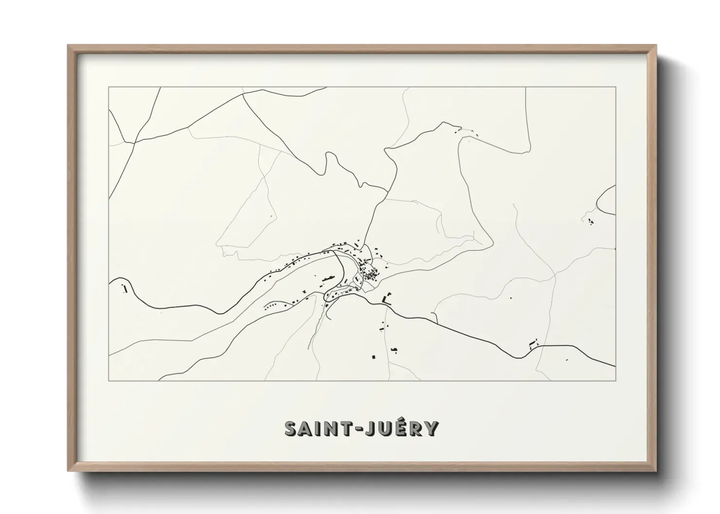 Un poster carteSaint-Juéry