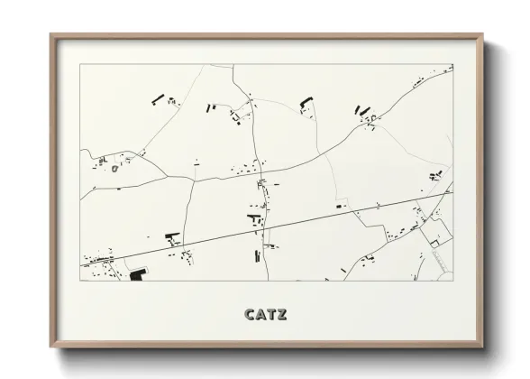 Une affiche de carte sur Catz