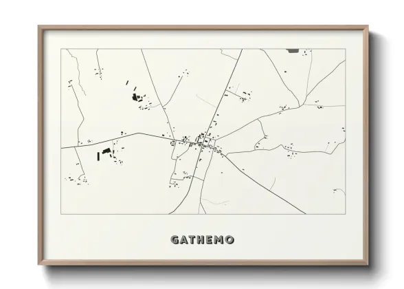 Une affiche de carte sur Gathemo