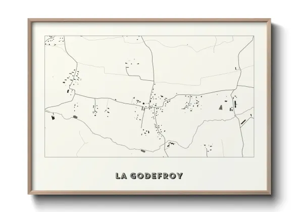Une affiche de carte sur La Godefroy
