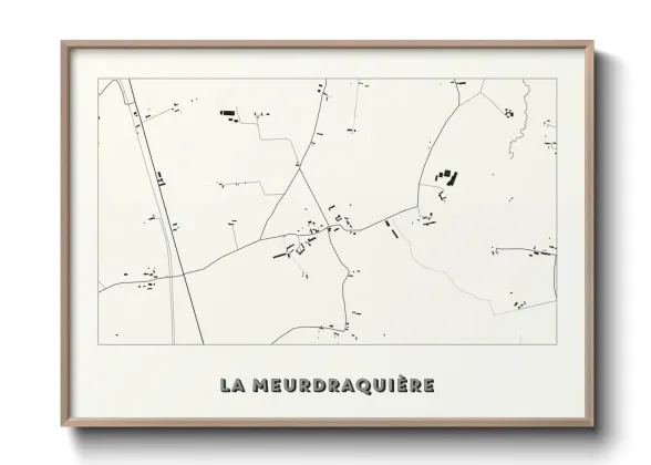 Une affiche de carte sur La Meurdraquière