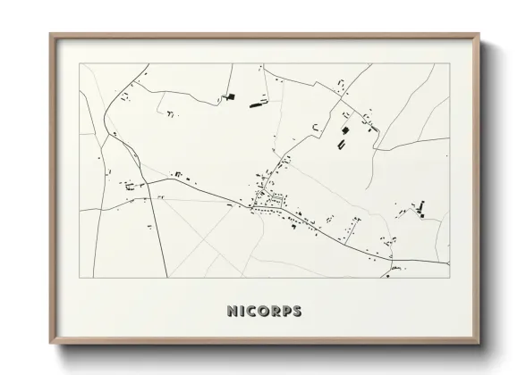 Une affiche de carte sur Nicorps