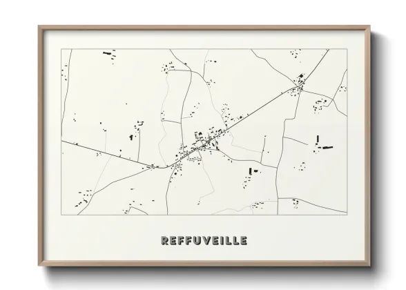 Une affiche de carte sur Reffuveille