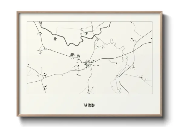 Une affiche de carte sur Ver
