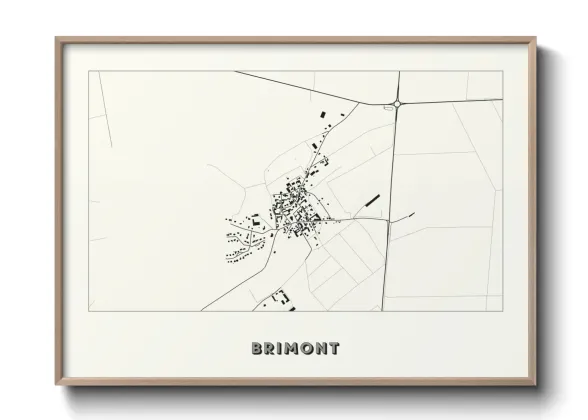 Une affiche de carte sur Brimont