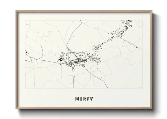 Une affiche de carte sur Merfy