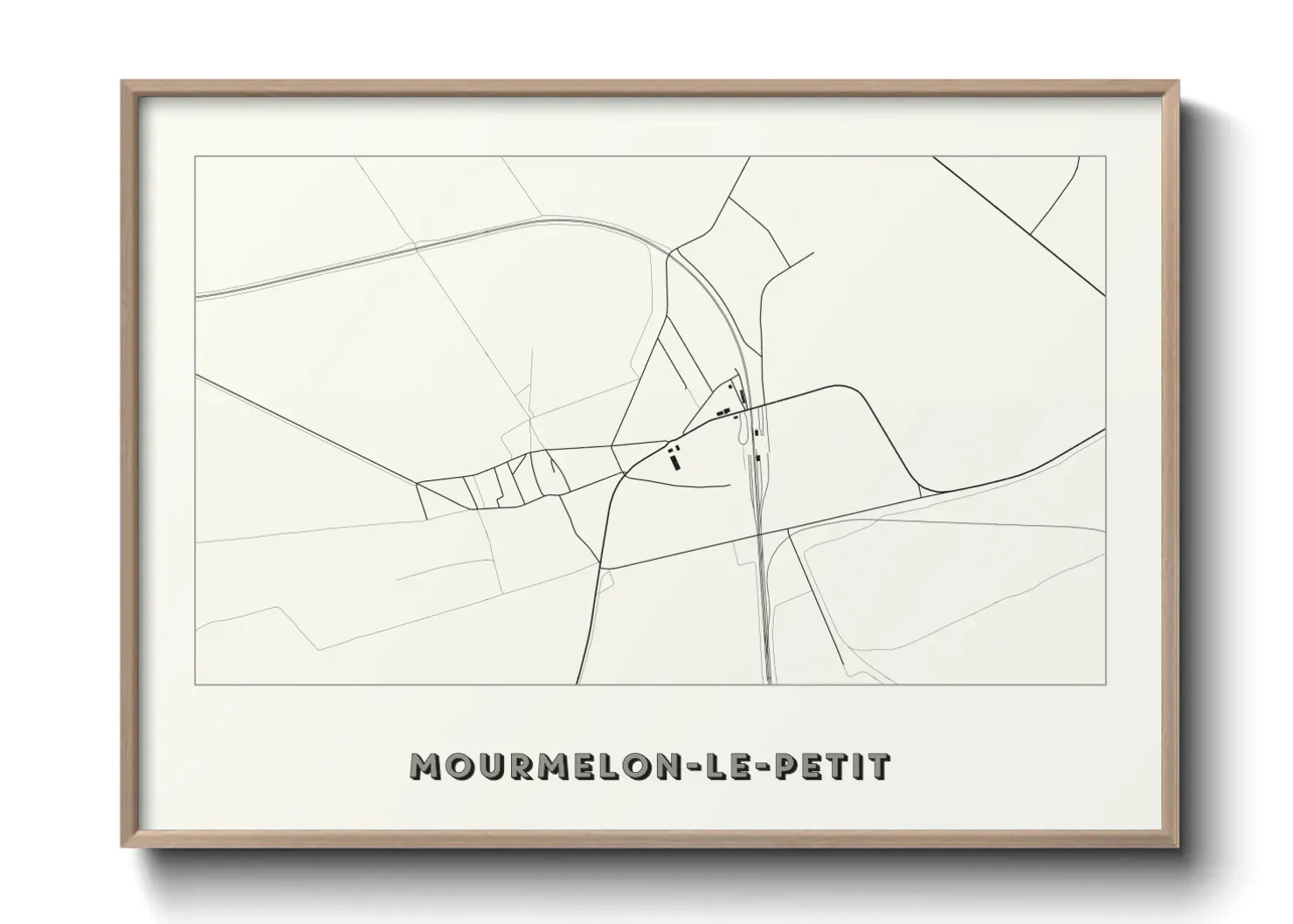 Un poster carteMourmelon-le-Petit