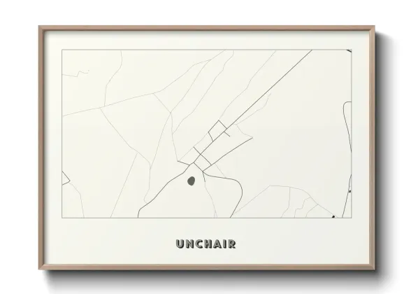 Une affiche de carte sur Unchair