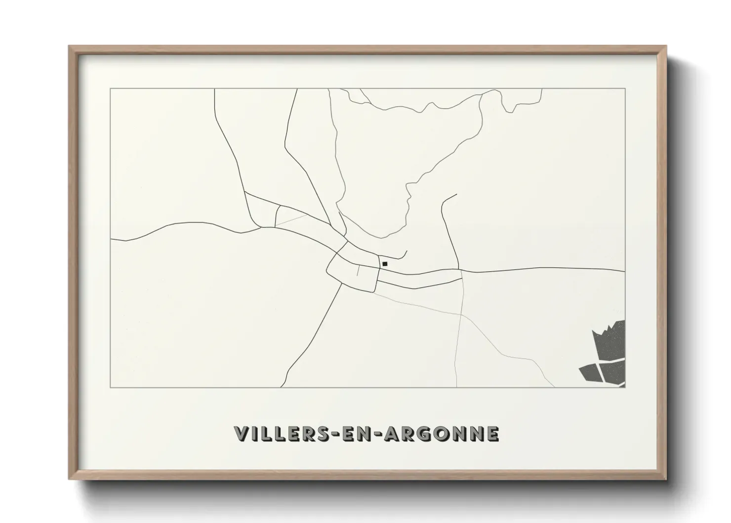 Un poster carteVillers-en-Argonne