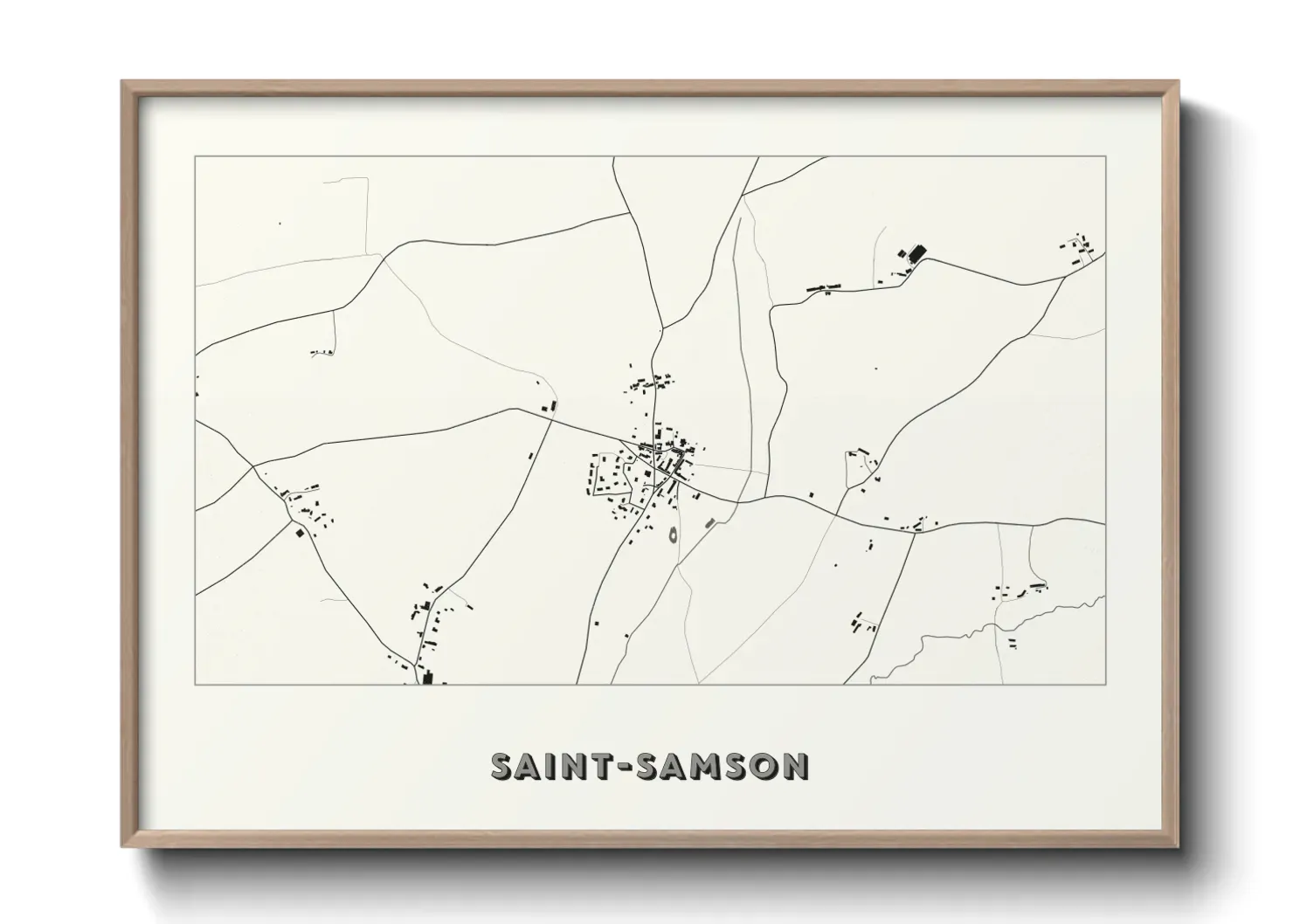 Un poster carteSaint-Samson