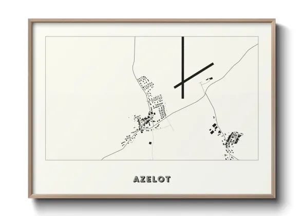 Une affiche de carte sur Azelot