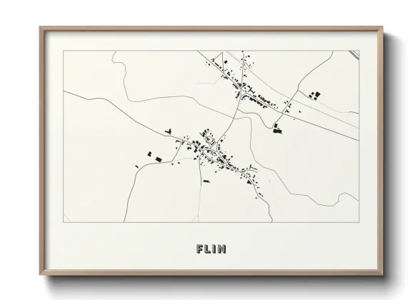 Une affiche de carte sur Flin