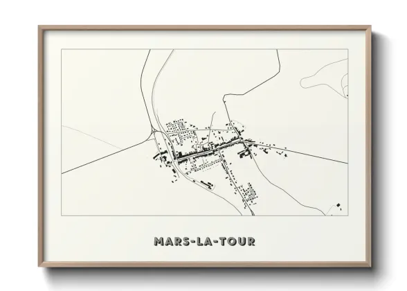Une affiche de carte sur Mars-la-Tour