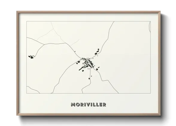 Une affiche de carte sur Moriviller