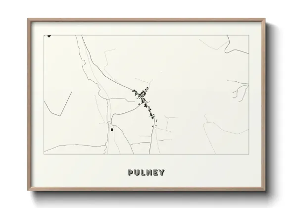 Une affiche de carte sur Pulney
