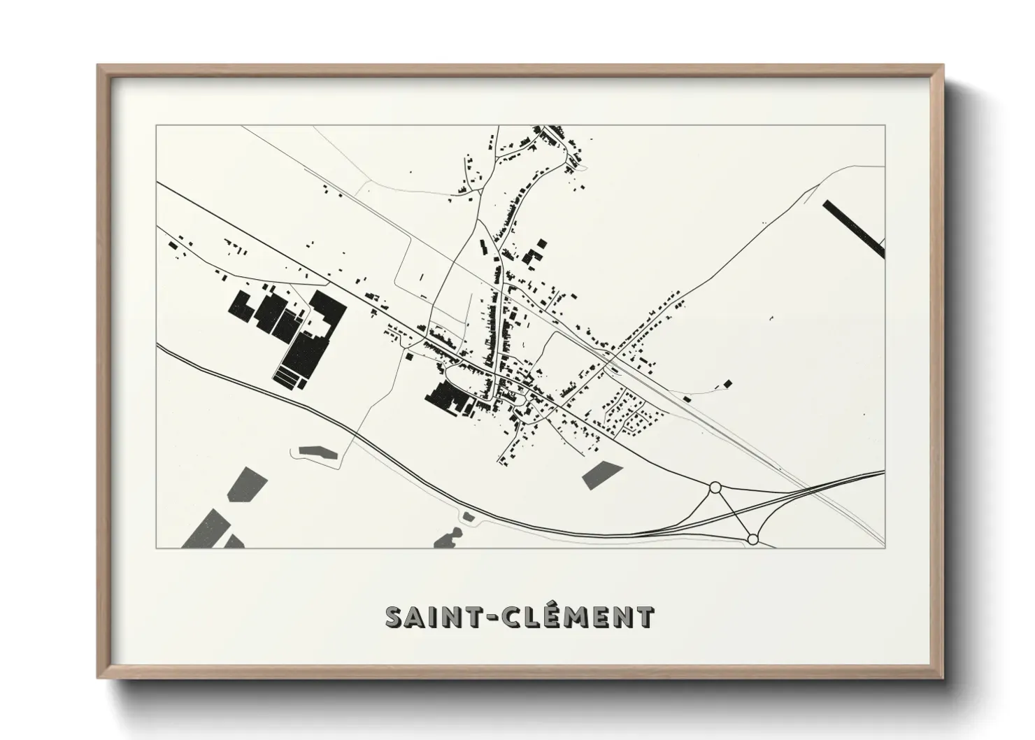 Un poster carteSaint-Clément